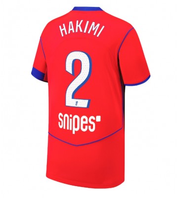 Paris Saint-Germain Achraf Hakimi #2 Tredjetrøje 2025-26 Kortærmet